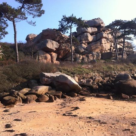 Trestraou, Cote De Granit Rose, Studio Vue Mer, Rez-De-Chaussee Perros-Guirec Eksteriør billede