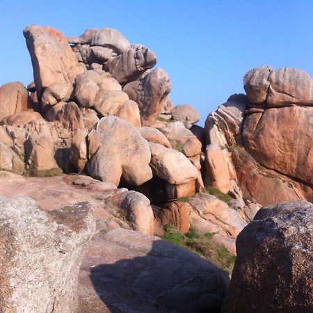 Trestraou, Cote De Granit Rose, Studio Vue Mer, Rez-De-Chaussee Perros-Guirec Eksteriør billede
